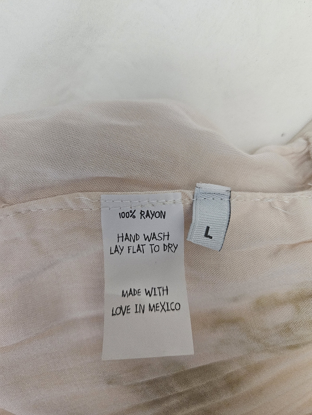 Jen's Pirate Booty Boho Tie-Dye Maxi Dress in Peach & Cream - Picture 10 of 12